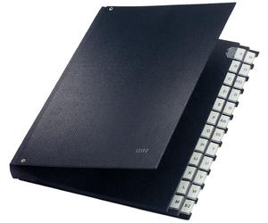Leitz 5924-00-95 5924 Classeur à levier A-Z - 24 compartiments, PP, noir