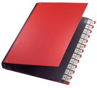 LEITZ 59240025 - Classeur à soufflet A-Z PP rouge