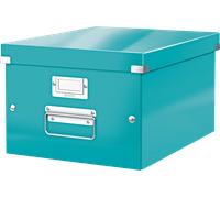 Boîte de rangement en carton Taille Moyenne A4+ - Menthe