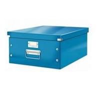 Leitz Boîte en carton Grande format A3+ avec couvercle Multi-usages Bleu