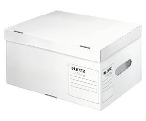 LEITZ 61050000 10 LEITZ Boîtes d'archives Infinity A4 Plus blanc 35,5 x 25,5 x 19,0 cm