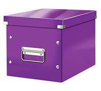Leitz 61090062 Click & Store Boîte de Rangement cubique Taille M Violet Moyen