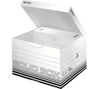 LEITZ 61180001 10 LEITZ Boîtes d'archives Solid M blanc 32,5 x 36,0 x 27,0 cm