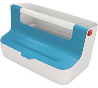 LEITZ 6125-00-61 LEITZ Boîte de rangement mobile Cosy, gris clair/bleu