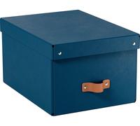 LEITZ 61490068 Lot de boîtes de rangement LEITZ Puro, carton, 17 litres, bleu nuit