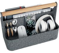 LEITZ 61980089 - Organisateur de bureau, feutre thermique, gris
