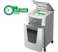 Leitz 8015-00-00 Destructeur de documents IQ Autofeed Office 300 - coupe croisée, P-4, blanc