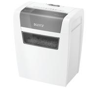 Leitz 8034-00-00 Destructeur de documents IQ Home - coupe croisée P4, 6 feuilles, blanc