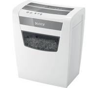 LEITZ 80360000 LEITZ IQ Home Office S Destructeur de documents avec coupe croisée P-4, 4 x 28 mm, jusqu'à 8 feuilles, blanc