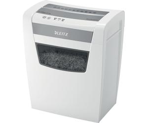 Leitz 8099-00-00 Destructeur de documents IQ Office S P4 - coupe croisée, 12 feuilles, blanc