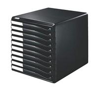 Leitz A4 Bloc de Classement, 10 Tiroirs, Noir, Form Set, 52940095
