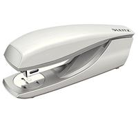 Leitz Agrafeuse de bureau 55626004 – Capacité 30 feuilles, blanc, agrafes incluses