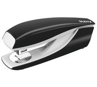 Leitz Agrafeuse de Bureau, Capacité 30 Feuilles, Noir, Boîtier Métallique Ergonomique, Agrafes Incluses, Gamme NeXXt, 55020095