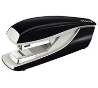 Leitz Agrafeuse de Bureau Flat Clinch, Capacité 30 Feuilles, Noir, Boîtier Métallique Ergonomique, Agrafes Incluses, Gamme NeXXt, 55050095
