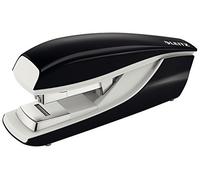 Leitz Agrafeuse de Bureau Flat Clinch, Capacité 40 Feuilles, Noir, Boîtier Métallique Ergonomique, Agrafes Incluses, Gamme NeXXt, 55230095
