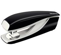 Leitz Agrafeuse de bureau Wow 5502 - Agrafes 24/6 et 26/6 - Capacité 30 feuilles - Noir