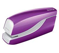 Leitz Agrafeuse Électrique, 10 feuilles, Alimentation à Piles, Tendance, Violet métallisé, WOW, 55661062