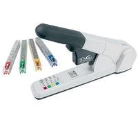 Leitz, Agrafeuse Ergo, 80 Feuilles, Cassettes d'Agrafes Incluses, Argenté | Agrafeuse de bureau Heavy Duty Leitz, capacité 80 feuilles, design ergonomique, cassettes d'agrafes incluses, argenté.