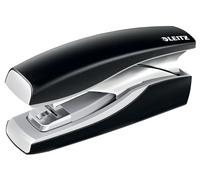 Leitz Agrafeuse de table NeXXt Softpress Flat Clinch - 30 feuilles, noir, agrafes incluses