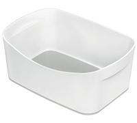 Leitz Bac de Rangement MyBox, Finition Mate, Etanche, Sans BPA et Sans Danger pour les Aliments, Blanc/Gris, 52571001