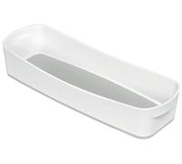 Leitz Bac de Rangement MyBox Format Long, Finition Mate, Etanche, Sans BPA et Sans Danger pour les Aliments, Blanc/Gris, 52581001