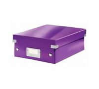 Leitz Boîte Click&store S-Box Avec Compartiments Amovibles. Coloris Violet.