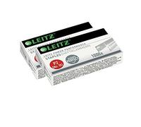 Leitz Boîte d'agrafes P2 n°10 galvanisées (2x, No10) - 2000 pièces (2x1000) - Argent