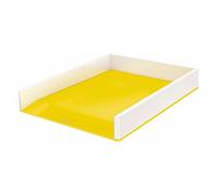 Leitz Boîte d'archivage WOW Dual - Blanc Jaune