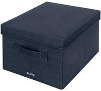 Leitz Boîte de rangement 61440089 Tissu bleu 285 x 380 x 203 mm – 1 pc