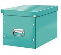 Cube de rangement en Carton avec couvercle Grand Format L - Menthe