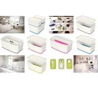 LEITZ Boîte de rangement MyBox, 5 litres, blanc/vert