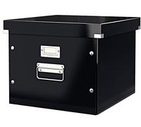 Leitz Boîte pour dossiers suspendus 6046-00-95 - Capacité 50 dossiers A4 - Noir