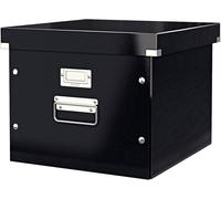 Leitz Boîte pour dossiers suspendus 6046-00-95 - Capacité 50 dossiers A4 - Noir