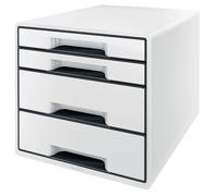 Leitz Module de classement Wow Cube – 4 tiroirs, format A4+ – Blanc