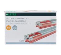Leitz Cassette d'agrafes K12 Rouge - 80 feuilles