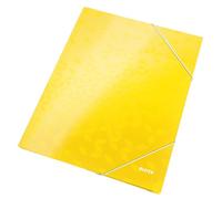 Chemise à élastique WOW, A4, carton, jaune
