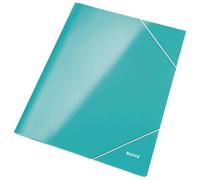 Leitz Farde 3 rabats WOW A4 Vert – Polypropylène, 250 feuilles, fermeture élastique