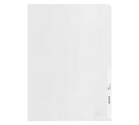 Leitz Chemise coin plastique RECYCLE A4 polypropylène 13/100e incolore – Paquet de 100