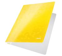 Chemise à lamelle WOW, A4, en carton, jaune