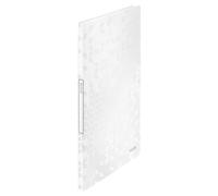 Leitz Porte-vues A4 WOW 46320023 - 20 pochettes (40 vues), couverture souple polypropylène blanche