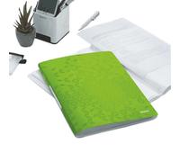 Leitz Porte-vues A4 46320023 – 40 pochettes (80 vues), couverture souple polypropylène, Vert WOW