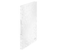 Leitz Protège-documents WOW A4 - 40 pochettes (80 vues) couverture souple polypropylène blanc