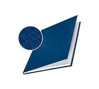 Leitz Chemises Rigides, Lot de 10, Dos 14,0 mm, Bleu, ImpressBIND, 73930035