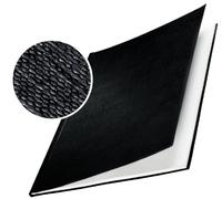 Leitz Chemises Rigides, Lot de 10, Dos 17,5 mm, Noir, ImpressBIND, 73940095