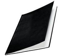 Leitz Chemises Rigides, Lot de 10, Dos 24,5 mm, Noir, ImpressBIND, 73960095