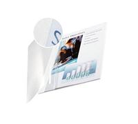 Leitz Chemises Souples, Lot de 10, Dos 3,5 mm, Blanc, ImpressBIND, 73980001
