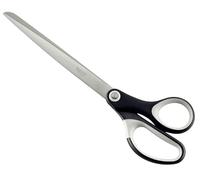 Leitz Ciseaux Titane, Pour Droitiers ou Gauchers (Ambidextre), 260 mm, Fournitures de Bureau, Grip Ergonomique, Noir