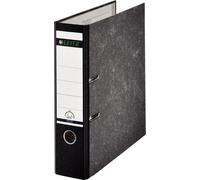 Leitz - Classeur 1082 180° 80 mm pochette en carton noir | 20 pièces