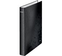 Leitz Classeur à 4 anneaux plastifié WOW A4 Maxi 4 cm noir