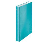 Leitz Classeur à 2 anneaux WOW A4 plastifié Bleu glacé